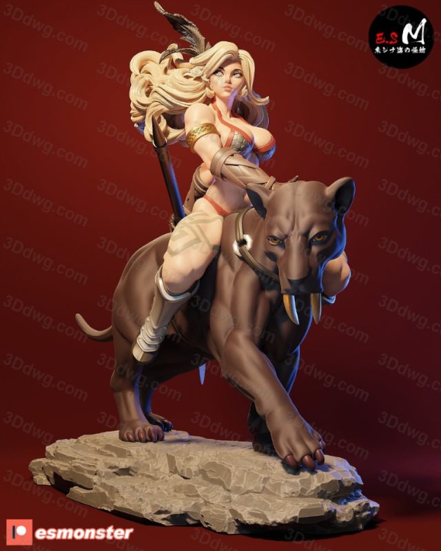 ESMonster 亚马逊女战士-P站图纸收藏馆