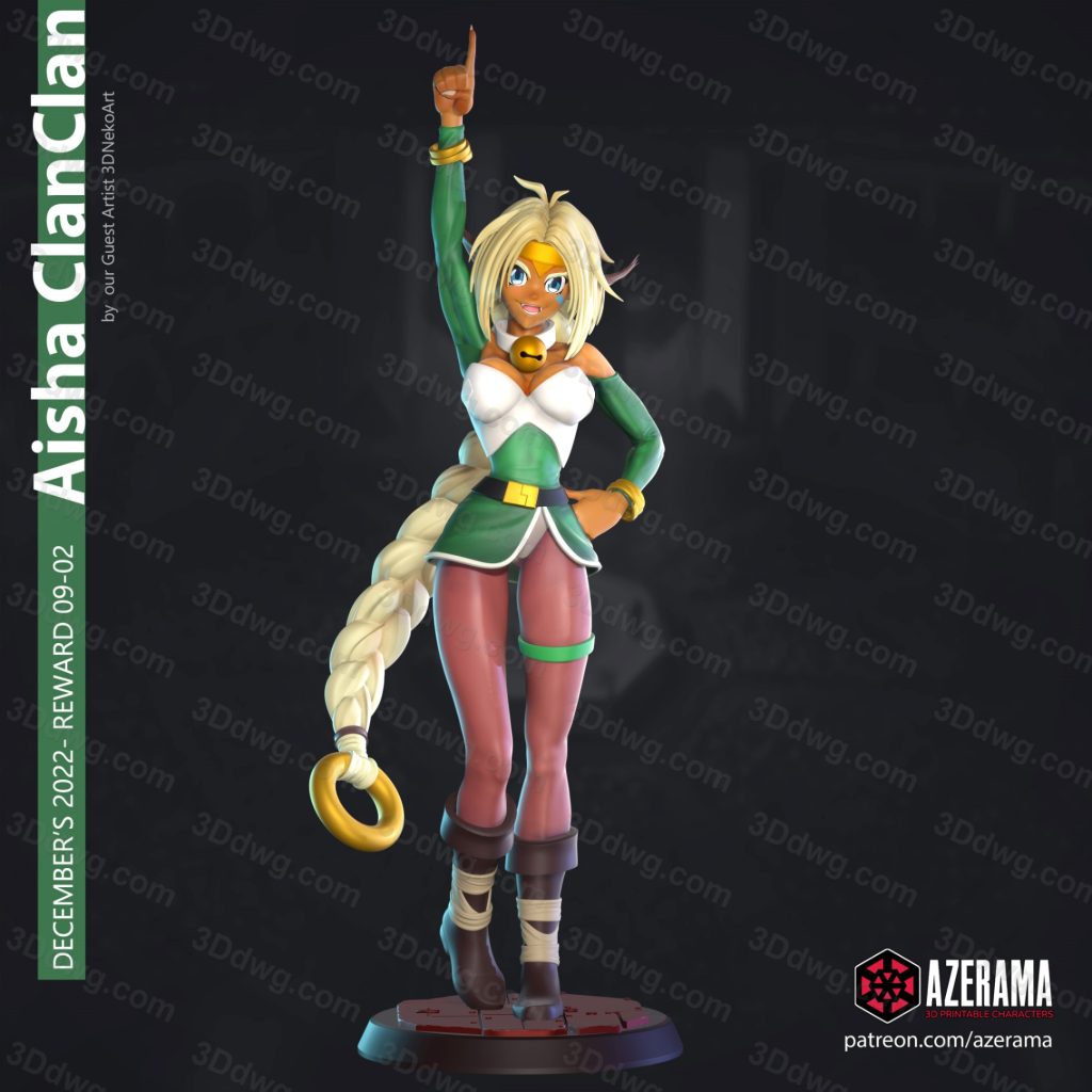 Azerama 星方武侠 艾莎·克兰克兰-P站图纸收藏馆