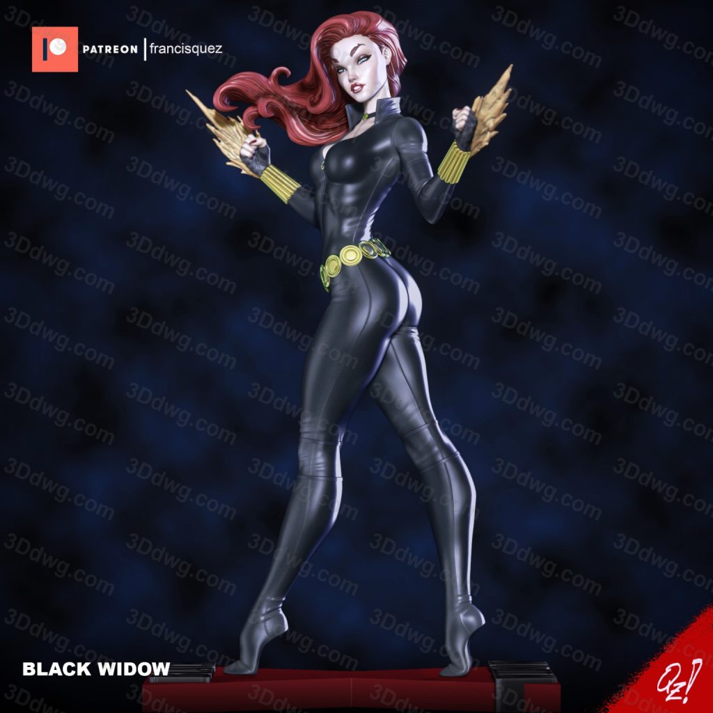 Francis Quez 漫威 复联 黑寡妇-P站图纸收藏馆