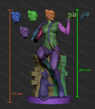 图片[2]-ATV DC漫画 猫女-P站图纸收藏馆