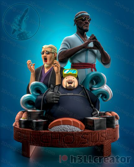 H3LL 潜水员戴夫-P站图纸收藏馆