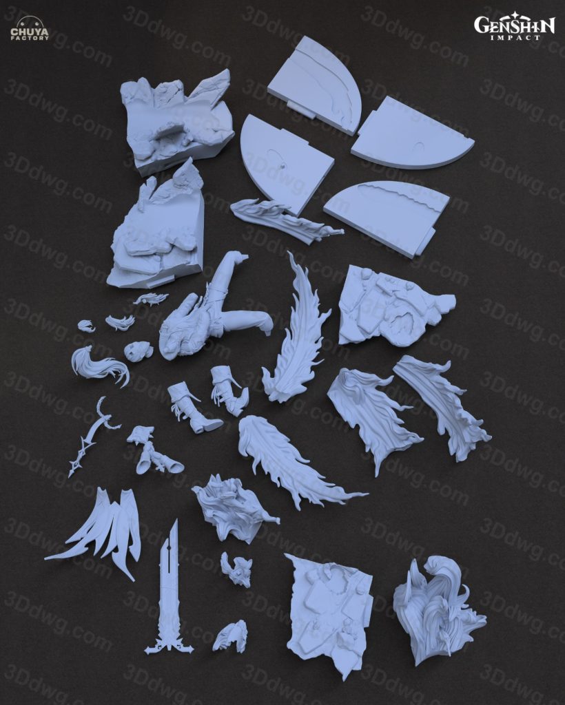 图片[3]-Chuya Factory 原神 迪卢克-P站图纸收藏馆