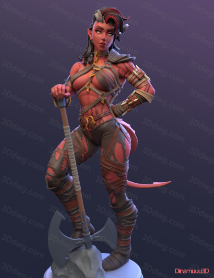 Dinamuuu 3D 博德之门 卡菈克-P站图纸收藏馆