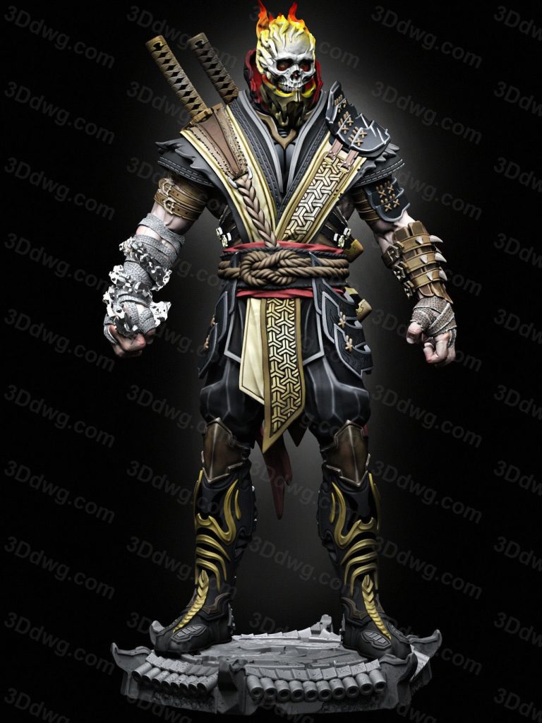 Dragun Studios 真人快打 蝎子-P站图纸收藏馆