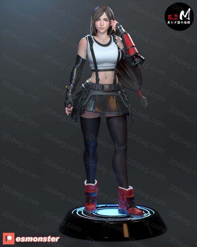 ESMonster 最终幻想 蒂法-P站图纸收藏馆