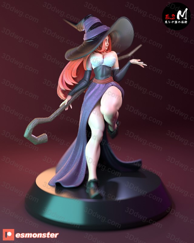 ESMonster 龙之皇冠 魔女-P站图纸收藏馆