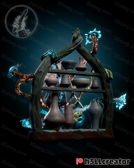 图片[2]-H3LL 巫师 叶奈法-P站图纸收藏馆