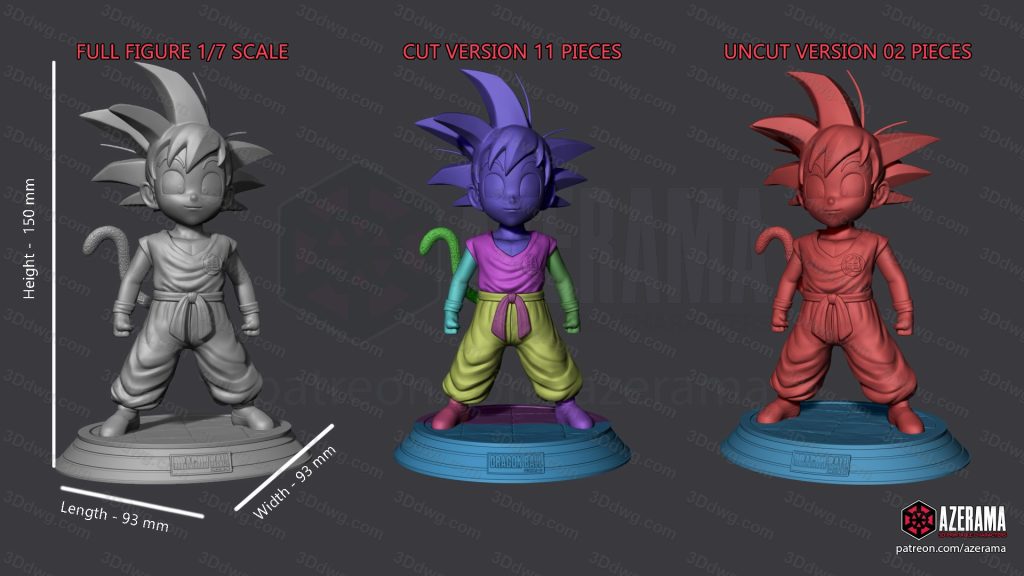 图片[3]-Azerama 龙珠 孙悟空-P站图纸收藏馆