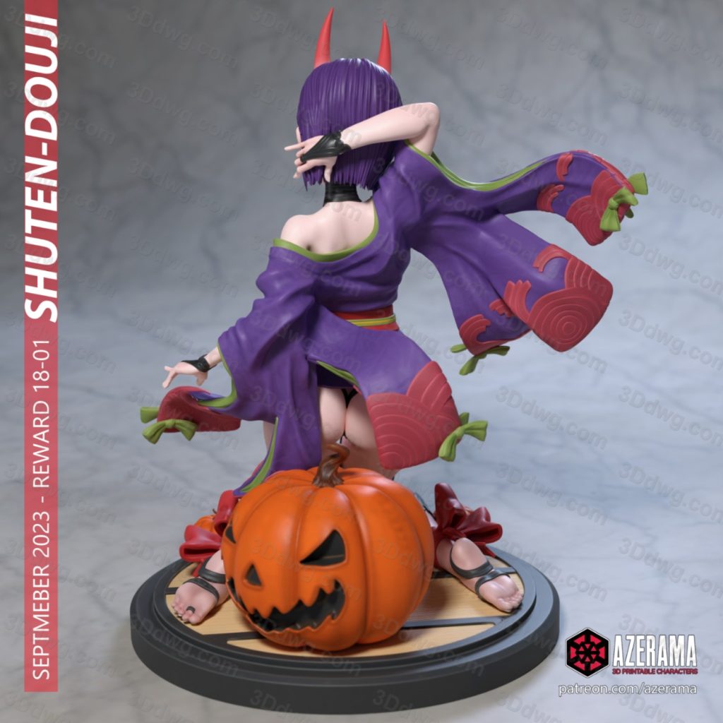 图片[2]-Azerama 阴阳师 酒吞童子-P站图纸收藏馆