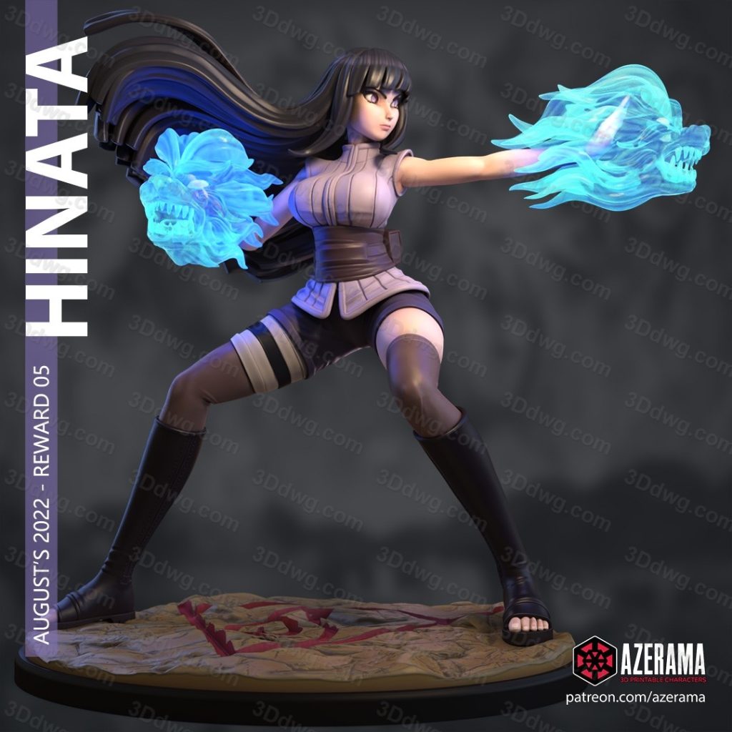 Azerama 火影忍者 日向雏田-P站图纸收藏馆