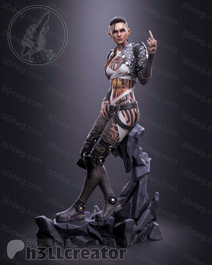 H3LL 质量效应 杰克-P站图纸收藏馆