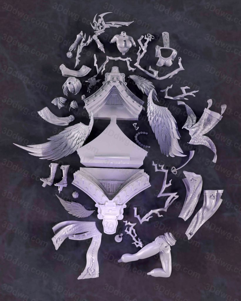 图片[2]-Chuya Factory 原神 九条裟罗-P站图纸收藏馆