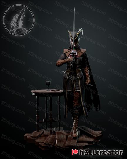 H3LL 血源诅咒 玛利亚-P站图纸收藏馆