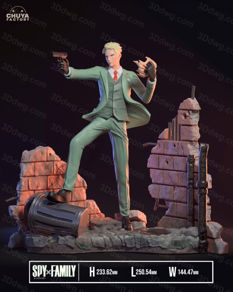 图片[1]-Chuya Factory 间谍过家家 劳埃德·福杰-P站图纸收藏馆