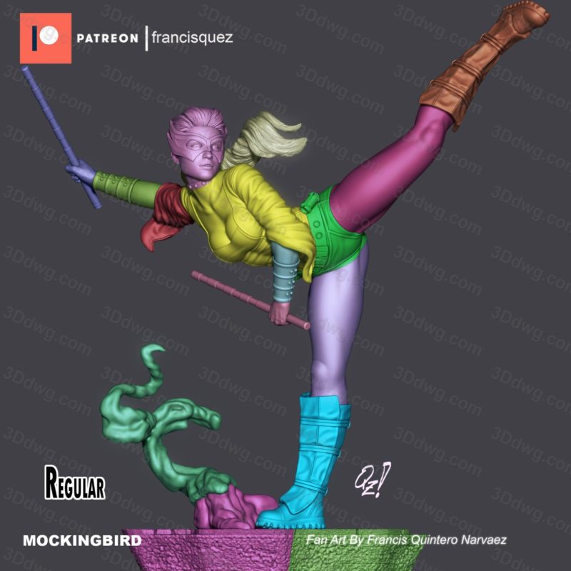 Francis Quez 漫威 复联 仿声鸟-P站图纸收藏馆