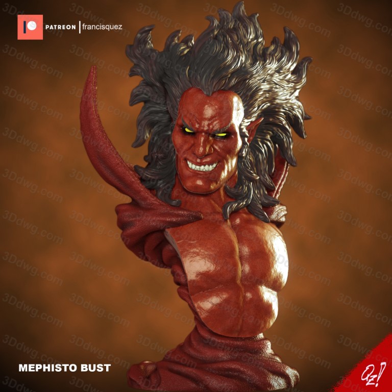 Francis Quez 漫威 银魔 靡菲斯特-P站图纸收藏馆