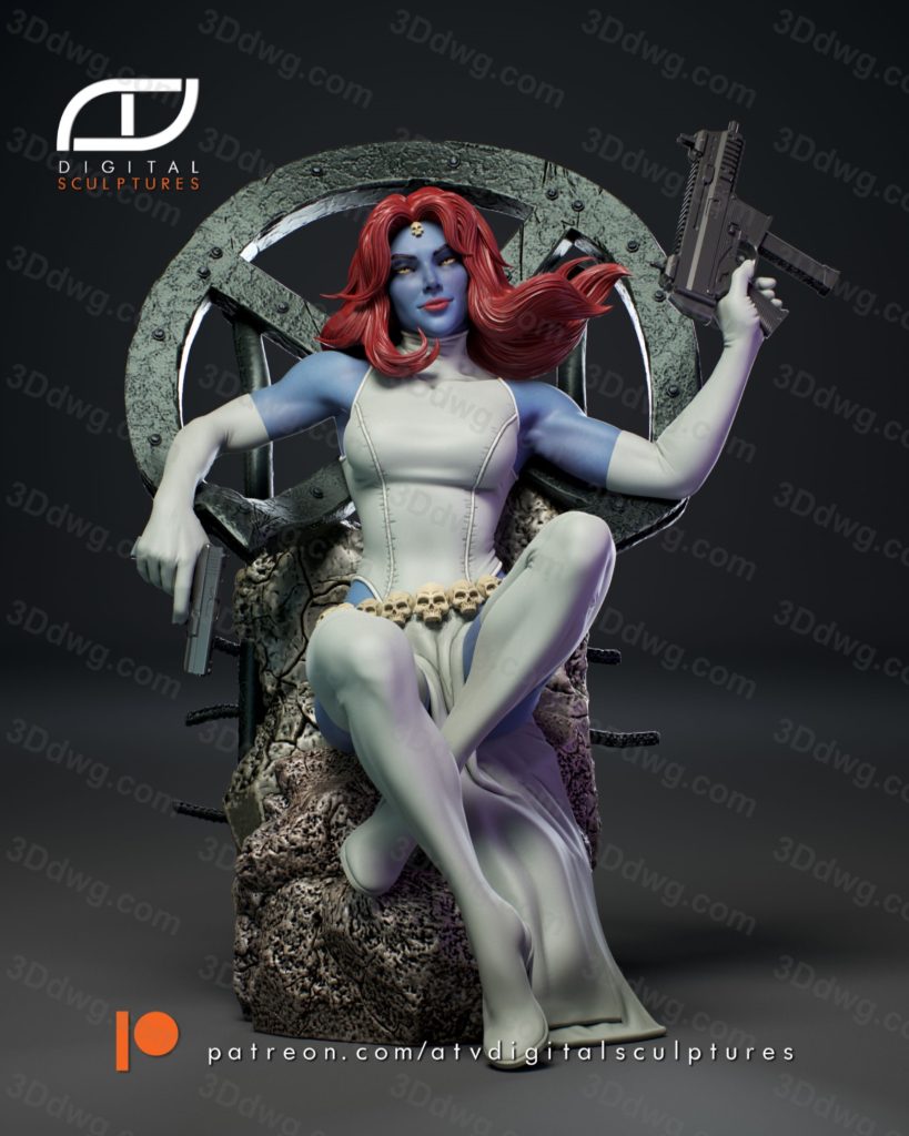 图片[2]-ATV 漫威 X战警 魔形女-P站图纸收藏馆