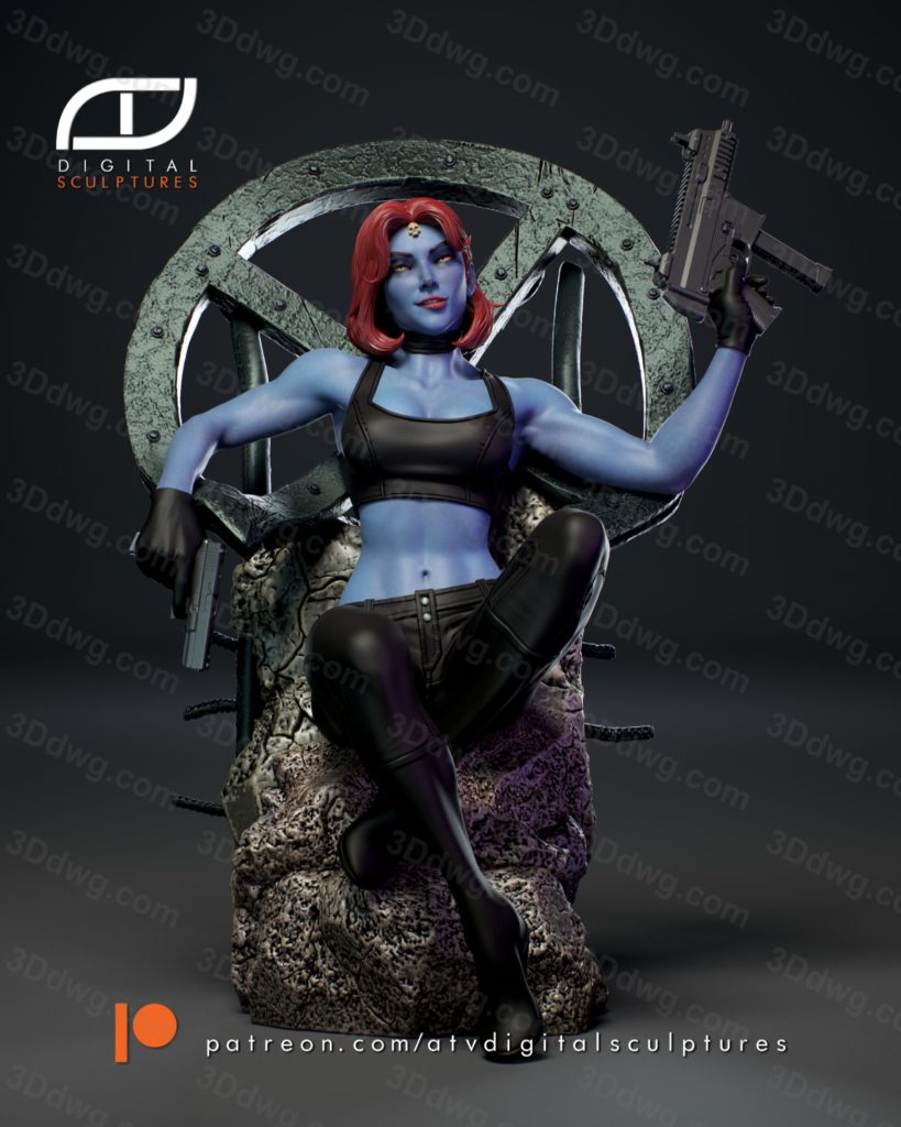 ATV 漫威 X战警 魔形女-P站图纸收藏馆