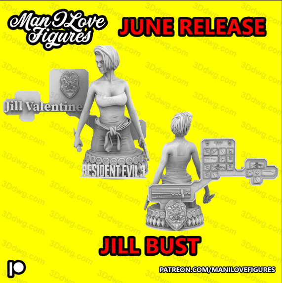 Man I Love 生化危机 吉尔·瓦伦蒂安-P站图纸收藏馆