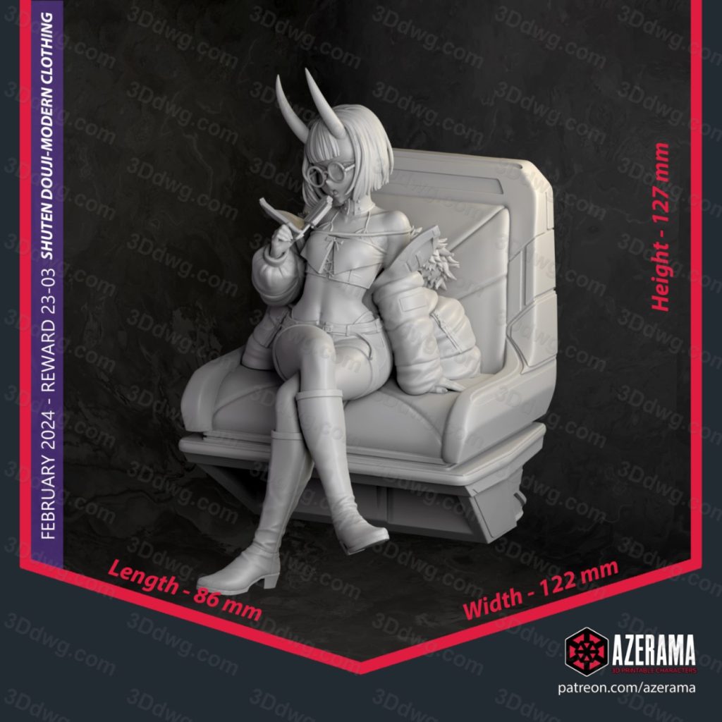 图片[2]-Azerama 阴阳师 酒吞童子-P站图纸收藏馆