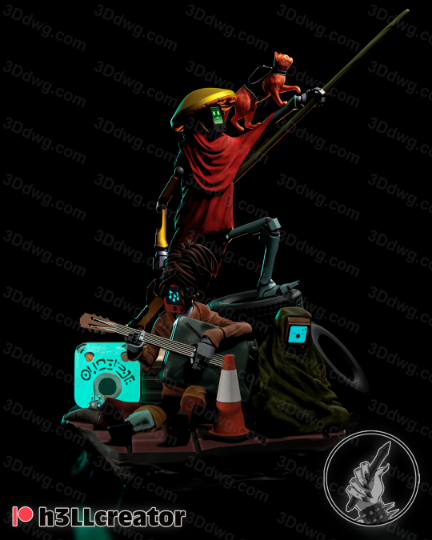 H3LL Stray Diorama-P站图纸收藏馆