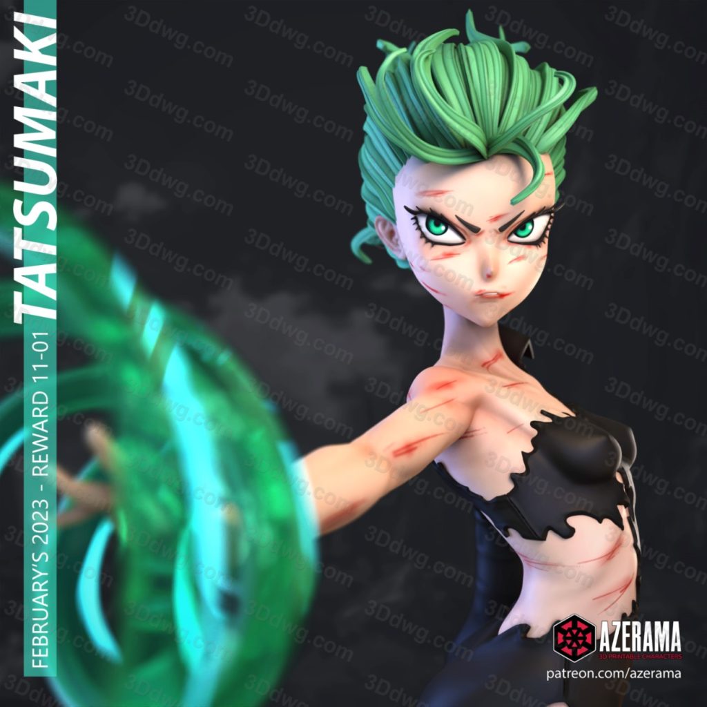 图片[2]-Azerama 一拳超人 龙卷-P站图纸收藏馆