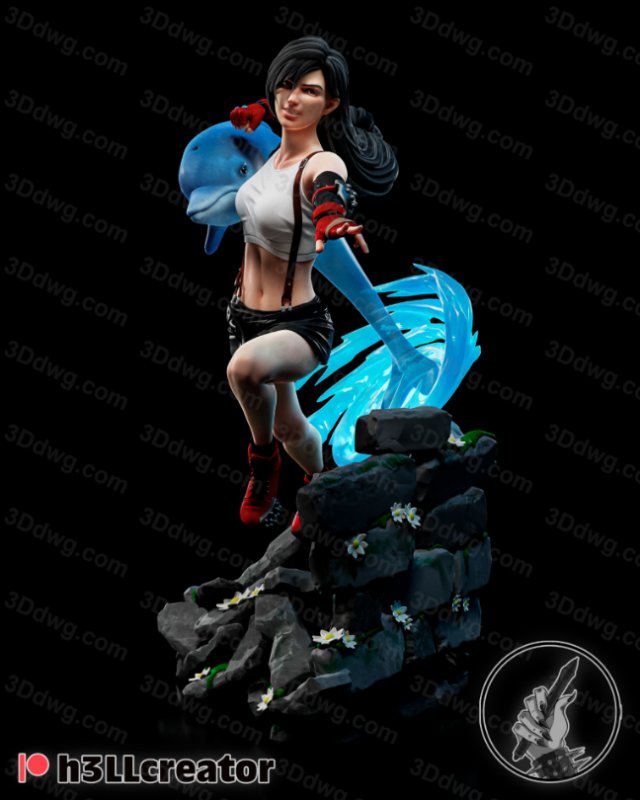 H3LL 最终幻想 蒂法·洛克哈特-P站图纸收藏馆