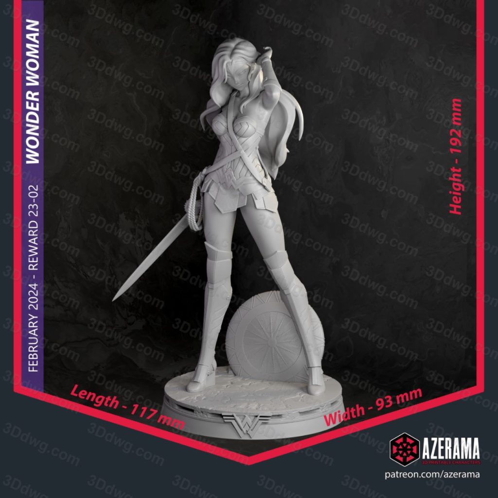 图片[3]-Azerama DC漫画 神奇女侠-P站图纸收藏馆