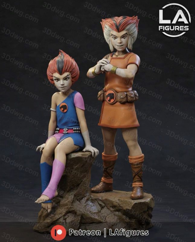 L.A Figures 霹雳猫 Kit和Kat-P站图纸收藏馆