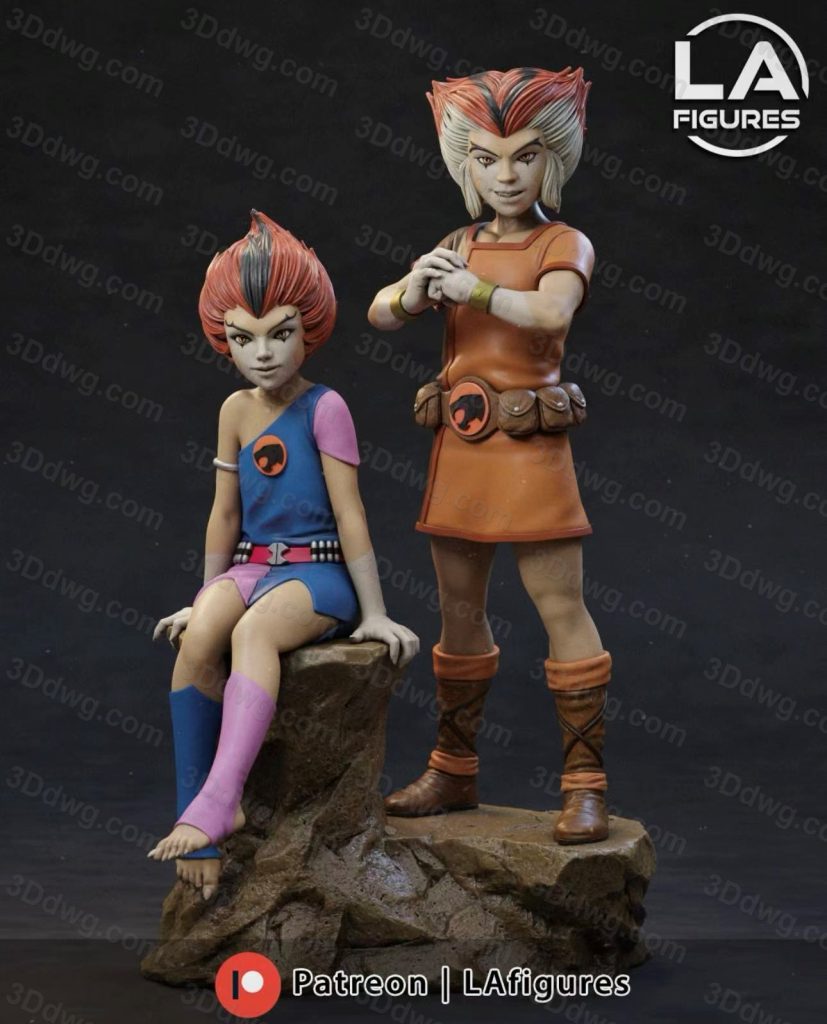 L.A Figures 霹雳猫 Kit和Kat-P站图纸收藏馆