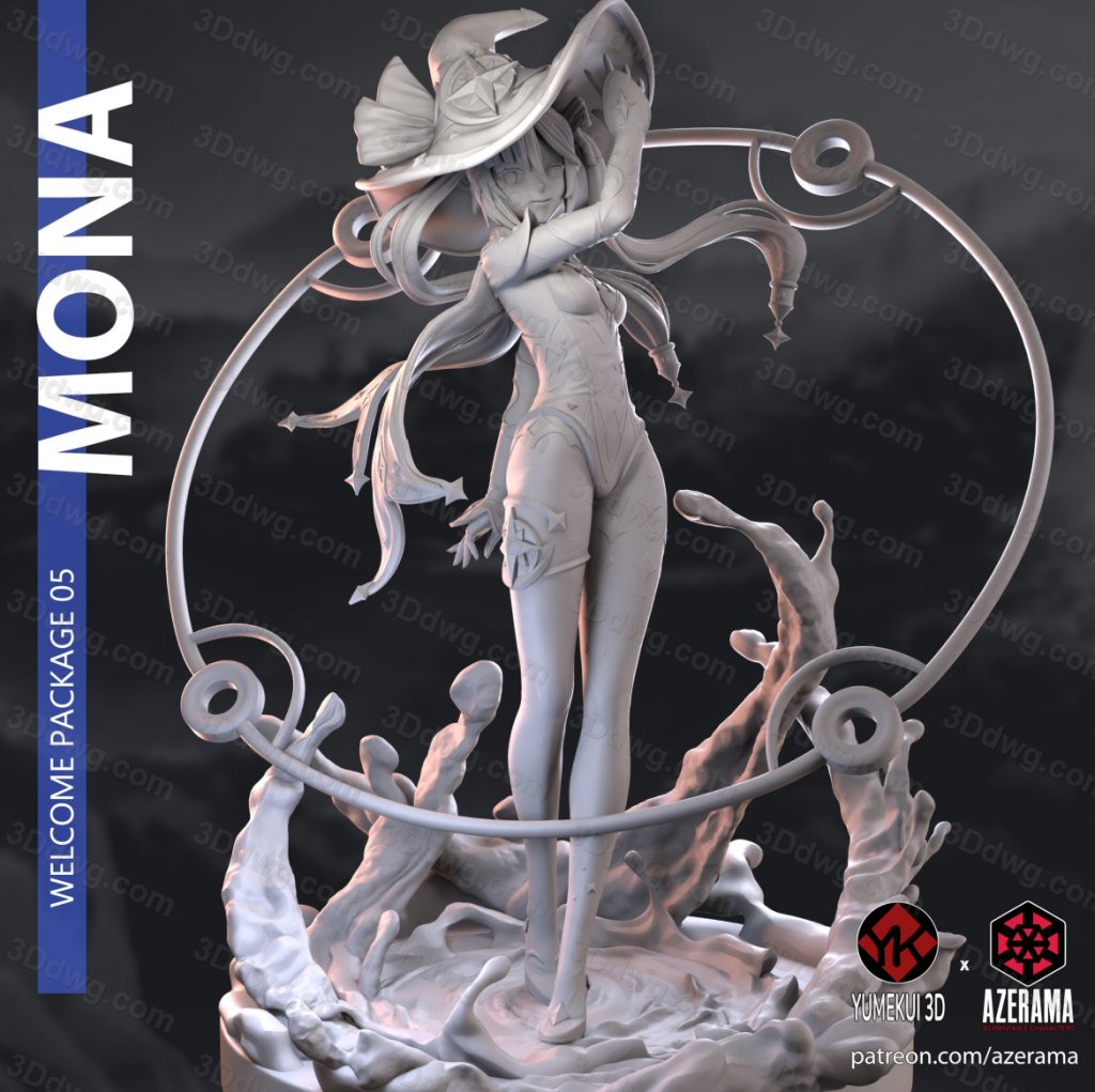 图片[2]-Azerama 原神 莫娜-P站图纸收藏馆