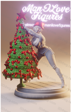 Man I Love 拳皇 圣诞版安琪-P站图纸收藏馆