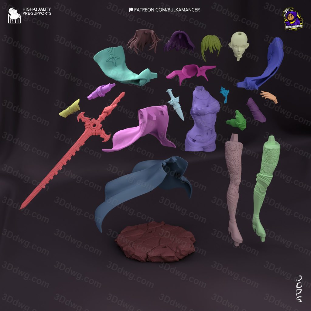 图片[3]-Bulkamancer 火焰之纹章 贝雷特-P站图纸收藏馆