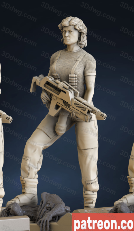 Artifex3d 异形 埃伦·里普利-P站图纸收藏馆