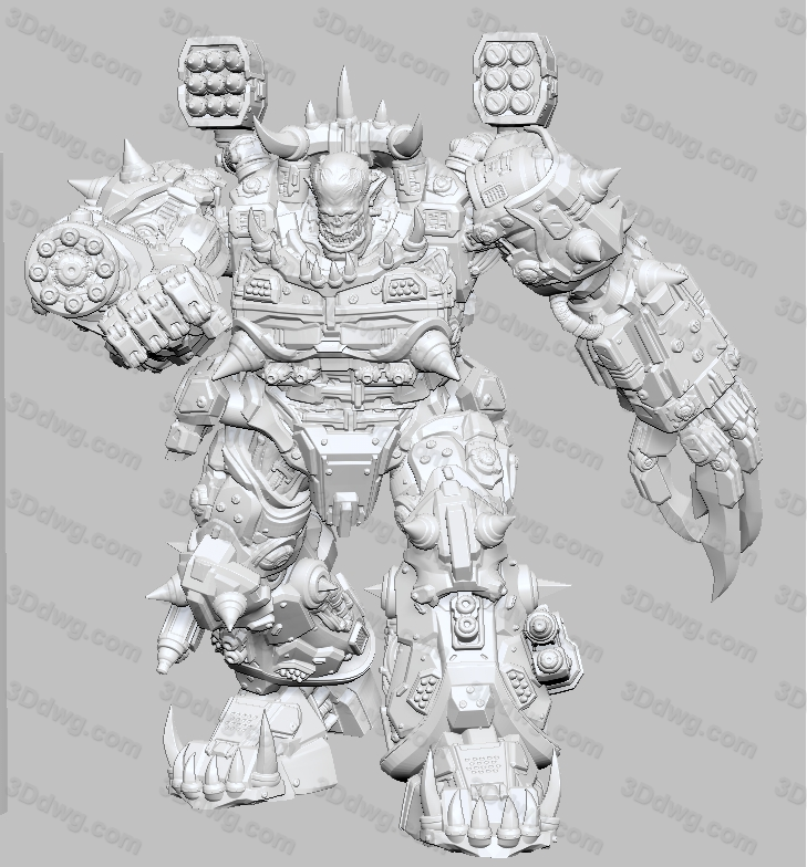 3DArtGuy Orc Warmachine Shooting Pose-P站图纸收藏馆