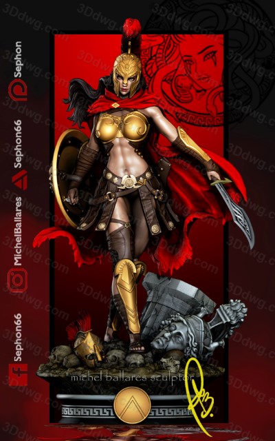 Geek MB 斯巴达女战士-P站图纸收藏馆