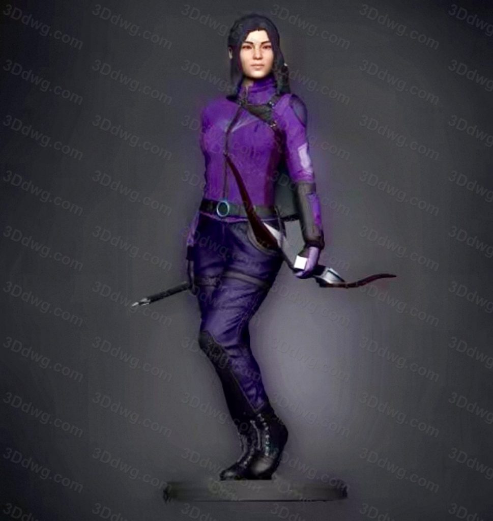 Artifex3d 漫威 鹰眼 凯特·毕肖普-P站图纸收藏馆