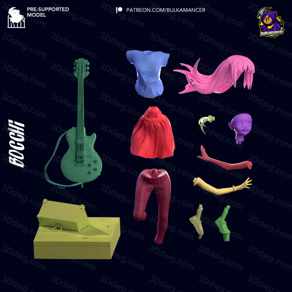 图片[4]-Bulkamancer 孤独摇滚 啵奇酱-P站图纸收藏馆