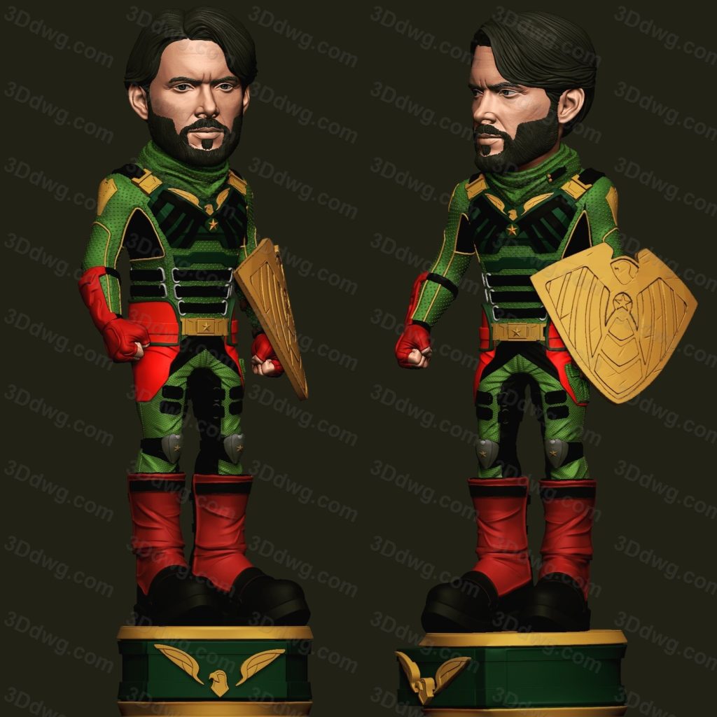 BrunoArt3D 黑袍纠察队 士兵男孩-P站图纸收藏馆