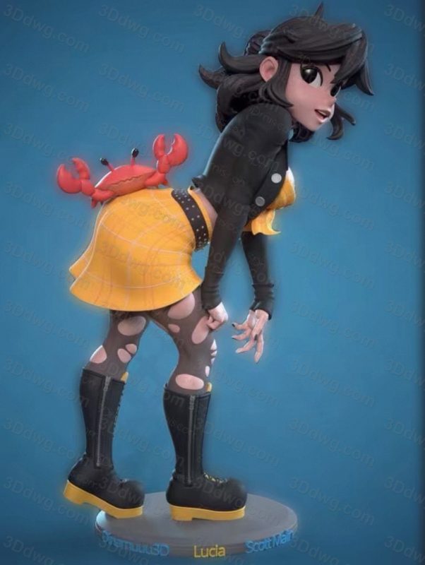 Dinamuuu 3D 鬼泣 露西亚-P站图纸收藏馆