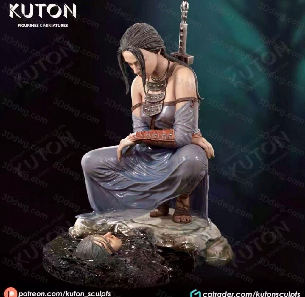 KUTON 女战士-P站图纸收藏馆