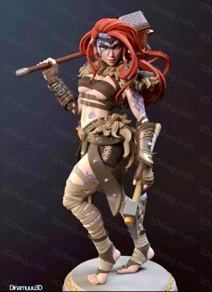 Dinamuuu 3D 权力的游戏 耶哥蕊特-P站图纸收藏馆