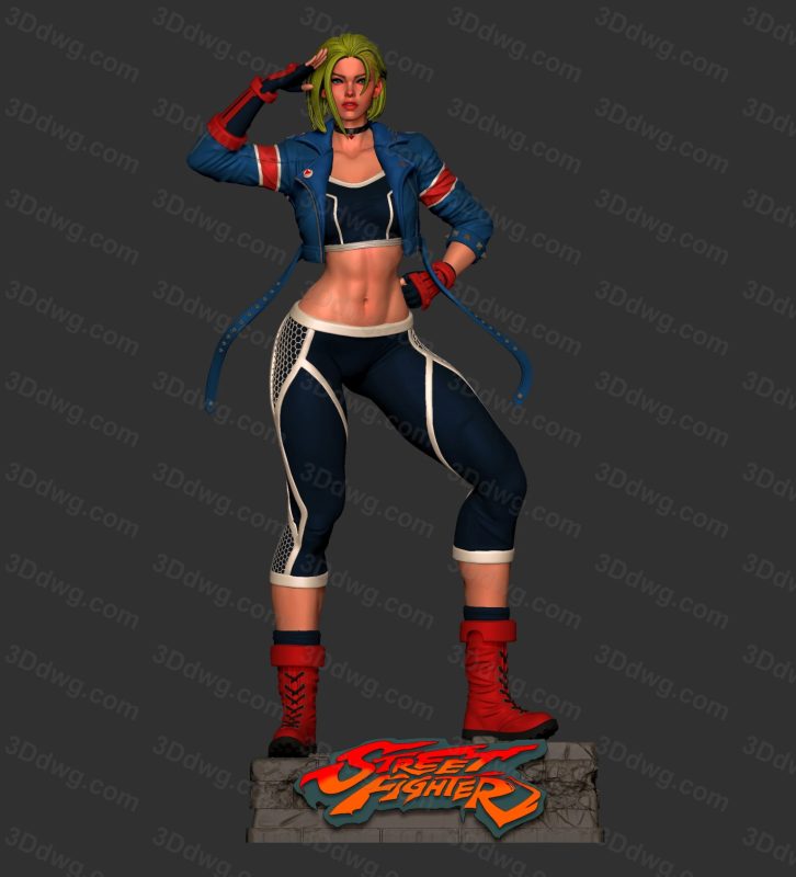 BrunoArt3D 街头霸王 嘉米-P站图纸收藏馆