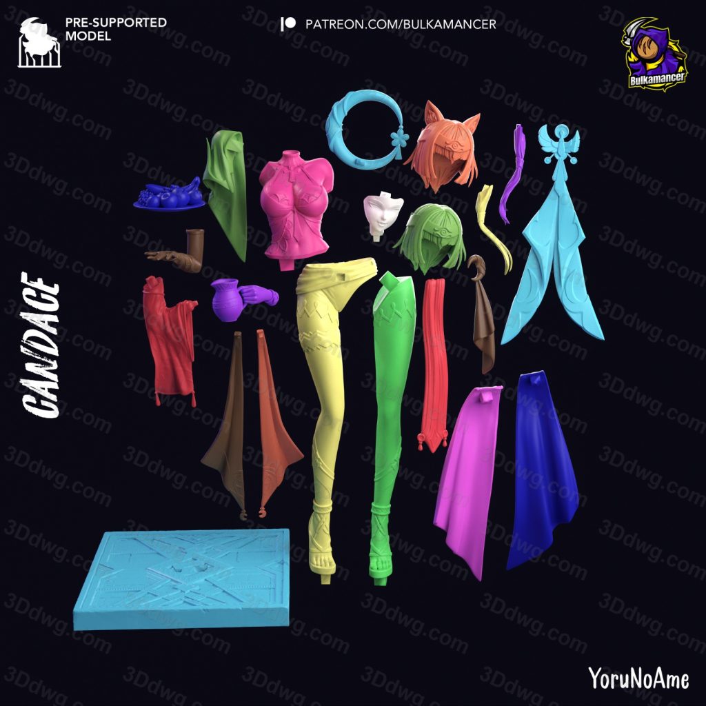 图片[3]-Bulkamancer 原神 坎蒂丝-P站图纸收藏馆