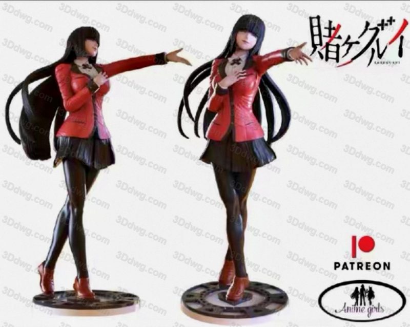 ANIME GIRLS 狂赌之渊 蛇喰梦子-P站图纸收藏馆