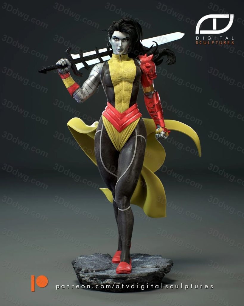 ATV 漫威 X战警 拉斯普京四世-P站图纸收藏馆