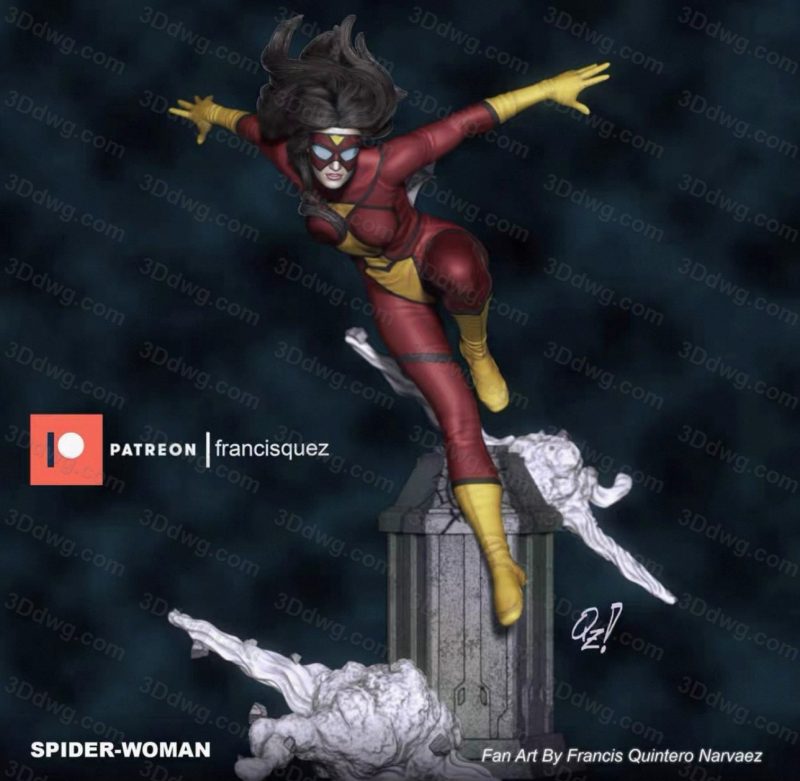 Francis Quez 漫威 蜘蛛女侠-P站图纸收藏馆