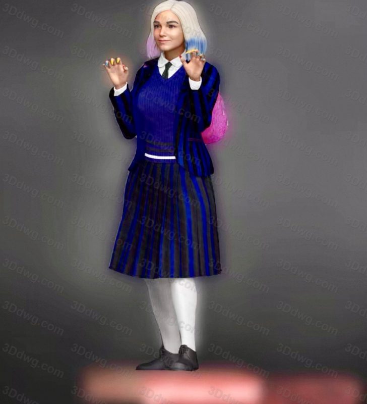 Artifex3d 星期三 依妮德·辛克莱尔-P站图纸收藏馆