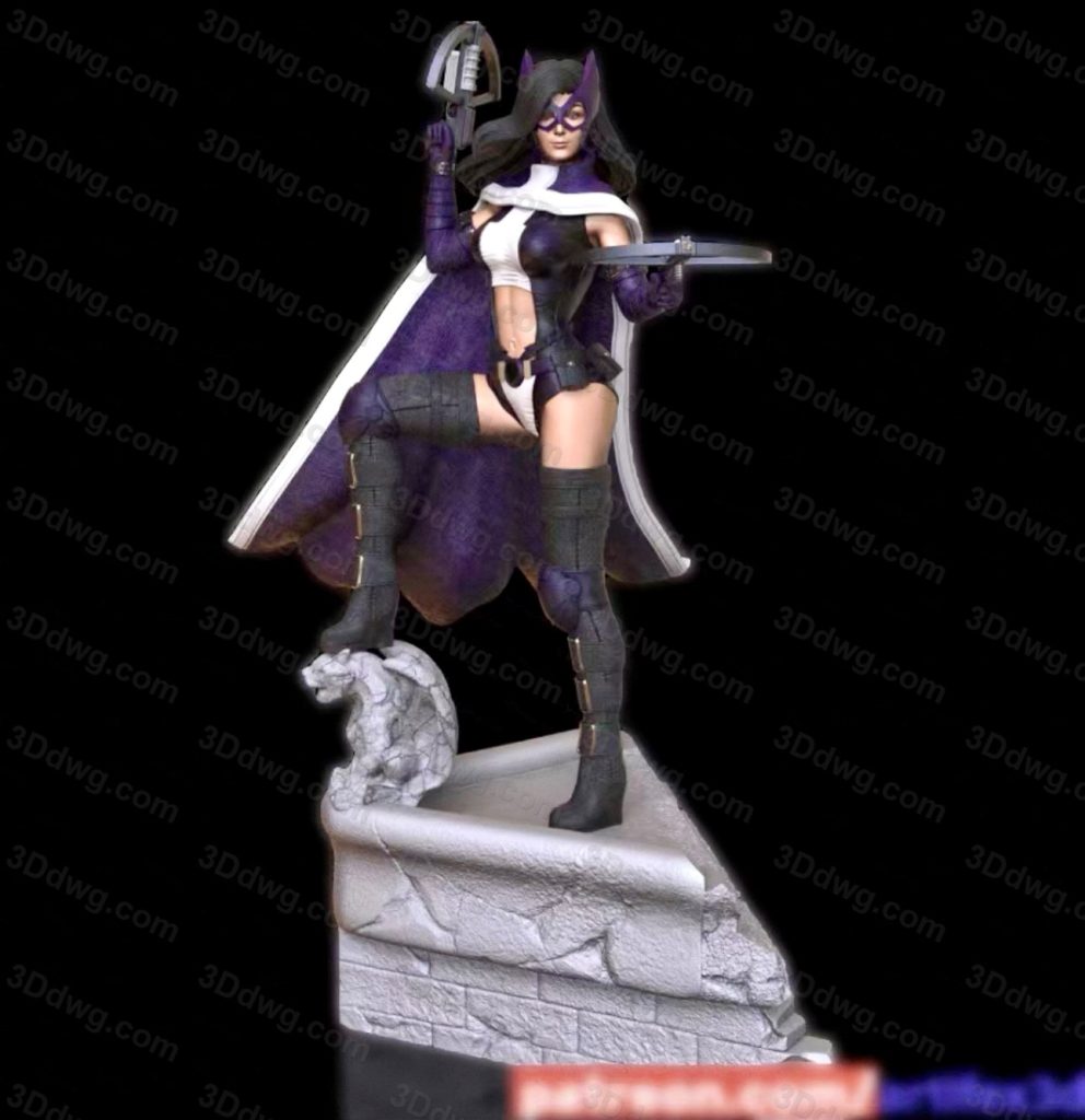 Artifex3d DC漫画 正义联盟 女猎手-P站图纸收藏馆