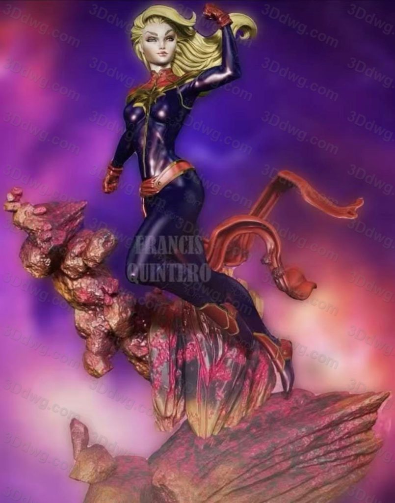 Francis Quez 漫威 复联 惊奇队长-P站图纸收藏馆